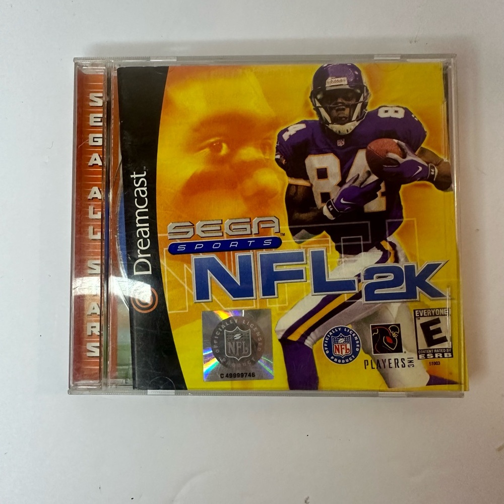 Vintage NFL 2K Sega Dreamcast Game